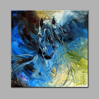 Hand-Painted Abstract  The Horse Oil painting Ready To Hang Modern One Panels Canvas Oil Painting
