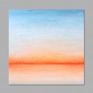 IARTS Hand Painted Modern Abstract Blue Sky and Sand Sea Style Like Oil Painting On Canvas with St