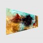 Hand-Painted Abstract Modern,One Panel Canvas Oil Painting