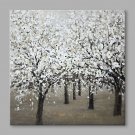 IARTS Hand Painted Oil Painting Modern Sliver Blossom Abstract Art Acrylic Canvas Wall Art For Hom