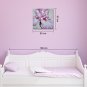 IARTS Hand Painted Abstract Pink Flower Floral Oil Painting with Stretched Frame Picture For Home