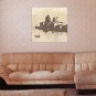 IARTS Modern Abstract Oil Painting Venice Waterfront Scenery Picture with Stretched Frame Handmade