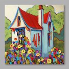 IARTS Modern Abstract Fairy Tale Story Oil Painting On Canvas with Stretched Frame Wall Art For Ho