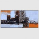 Hand-Painted Abstract Modern,One Panel Canvas Oil Painting