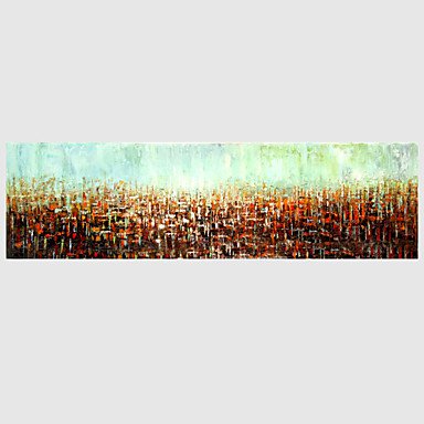 Hand-Painted Abstract Modern,One Panel Canvas Oil Painting