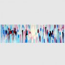 Hand-Painted Abstract Modern,One Panel Canvas Oil Painting