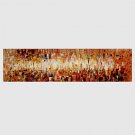 Hand-Painted Abstract Modern,One Panel Canvas Oil Painting