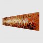 Hand-Painted Abstract Modern,One Panel Canvas Oil Painting