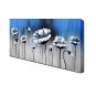 Hand-Painted Abstract Flowers Oil painting Ready To Hang Modern One Panels Canvas Oil Painting For