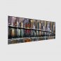 Hand-Painted Abstract Modern,One Panel Canvas Oil Painting