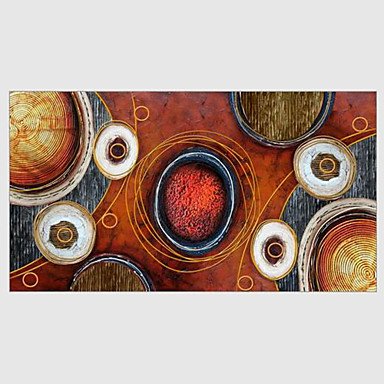 Hand-Painted Abstract Modern,One Panel Canvas Oil Painting