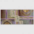 Hand-Painted Abstract Modern,One Panel Canvas Oil Painting
