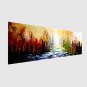 Hand-Painted Abstract Modern,One Panel Canvas Oil Painting