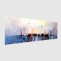 Hand-Painted Abstract Modern,One Panel Canvas Oil Painting