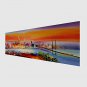 Hand-Painted Abstract Modern,One Panel Canvas Oil Painting