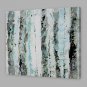 IARTS Hand Painted Abstract Oil Painting The Modern Light Blue & Grey Colored Picture with Stretch