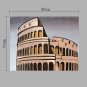 IARTS Modern Abstract Oil Painting Rome Gladiator Arena Picture with Stretched Frame Handmade Oil