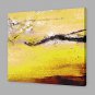 IARTS Hand Painted Abstract Oil Painting The Modern Bright Yellow Colored Picture with Stretched F