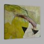 IARTS Hand Painted Abstract Oil Painting Spring Green & Violet Color Paint with Stretched Frame Ha