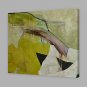 IARTS Hand Painted Abstract Oil Painting Spring Green & Violet Color Paint with Stretched Frame Ha