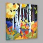 IARTS Modern Abstract Holiday Country House Oil Painting On Canvas with Stretched Frame Wall Art F