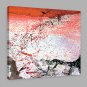 IARTS Hand Painted Abstract Oil Painting The Modern Orange Pink Colored Picture with Stretched Fra