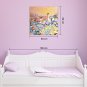 IARTS Oil Painting Modern Abstract Village in the dusk Art Acrylic Canvas Wall Art For Home Decora