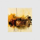 Hand-Painted Abstract Modern,One Panel Canvas Oil Painting