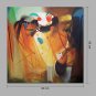 IARTS Hand Painted Oil Painting Modern Blue&Green Color Patch Painting Art Acrylic Canvas Wall Art