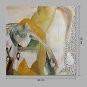 IARTS Hand Painted Oil Painting Color Flow Abstract Yellow& Grey Wall Art Acrylic Canvas Wall Art