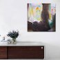 IARTS Hand Painted Oil Painting Modern Blue&Green Color Patch Painting Art Acrylic Canvas Wall Art