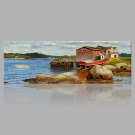 IARTS Modern Abstract Summer Holiday Home with Private Berth Oil Painting On Canvas with Stretched