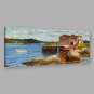 IARTS Modern Abstract Summer Holiday Home with Private Berth Oil Painting On Canvas with Stretched