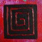 Hand-Painted Abstract Square,Modern Traditional More than Five Panels Oil Painting For Home Decora