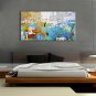 Oil Painting Abstract Painting Hand Painted with Stretched Framed Ready to Hang
