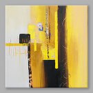 IARTS Oil Painting Modern Abstract Yellow Art Acrylic Canvas Wall Art For Home Decoration