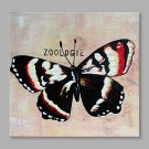 Abstract Oil Painting Black Butterfly Framed Handmade Oil Painting For Home Decoration