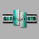 Stretched (Ready to hang) Hand-Painted Oil Painting 64"x40" Canvas Wall Art Modern Abstract Home D