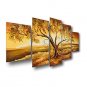 Stretched (ready to hang) Hand-Painted Oil Painting 60"x32" Canvas Wall Art Modern Abstract Forest