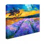 Hand-Painted Abstract Lavender Flowers Oil painting Ready To Hang Modern One Panels Canvas Oil Pai