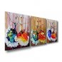 Stretched (Ready to hang) Hand-Painted Oil Painting 150cmx60cm Canvas Wall Art Modern Dance Girls