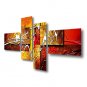 Stretched (Ready to hang) Hand-Painted Oil Painting 68"x40" Canvas Wall Art Modern Abstract White
