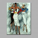 Hand-Painted Abstract Female Models Oil painting Ready To Hang Modern One Panels Canvas Oil Painti