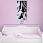 IARTS Hand Painted Modern Abstract Leaf Shadow Oil Painting On Canvas with Stretched Frame Wall Ar