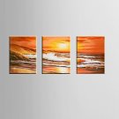Oil Painting Decoration Abstract  Hand Painted Canvas with Stretched Framed - Set of 3