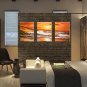 Oil Painting Decoration Abstract Hand Painted Canvas with Stretched Framed - Set of 3