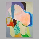 IARTS Hand Painted Modern Abstract Mixed Soft Colors Creamy Oil Painting On Canvas with Stretched