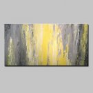 Hand-Painted Abstract Horizontal,Abstract Modern One Panel Canvas Oil Painting For Home Decoration