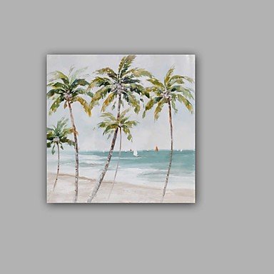 Hand-Painted Abstract / Landscape 100% Hang-Painted Oil Painting,Modern / Classic One Panel Canvas