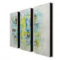 Hand-Painted Abstract Set of 3 Canvas Oil Painting With Stretcher For Home Decoration Ready to Ha